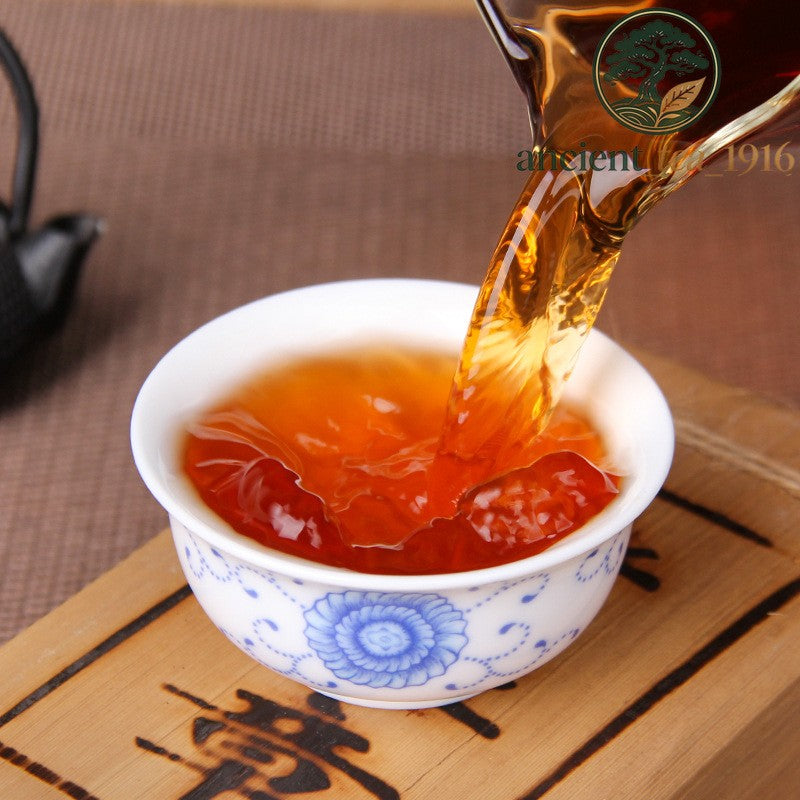 500g 2022 Yunnan Pu-erh Ripe Tea LaobanZhang Ancient Tree Tea Bricks