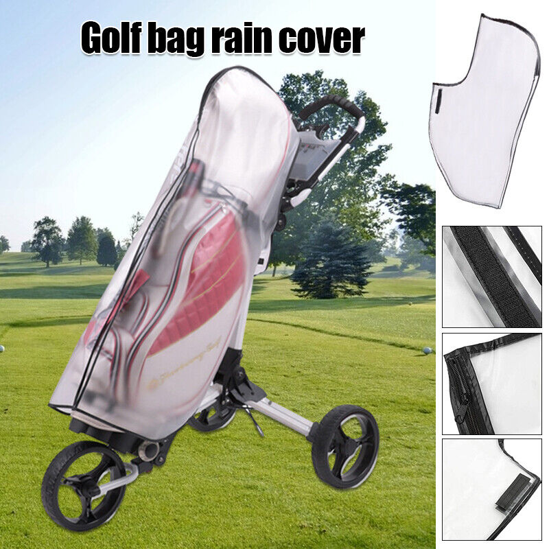 Golf Bag Waterproof Cover PVC Transparent Golf Rain Cover Dust Cover New