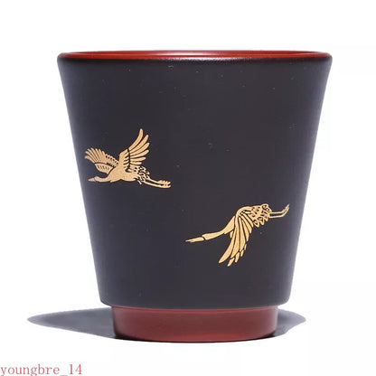 120ml Premium Tea Cup Handmade Purple Clay Portable Tea Set Accessories Gift