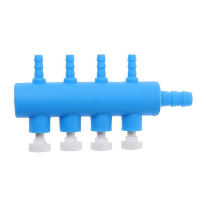 Aquarium Air Control Valves 2-6 Ways Plastic Fish Tank Split-Flow Air Pump Tools