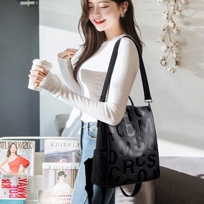 Anti-theft Backpack Soft Synthetic Leather Rucksack School Bags Large Traveling