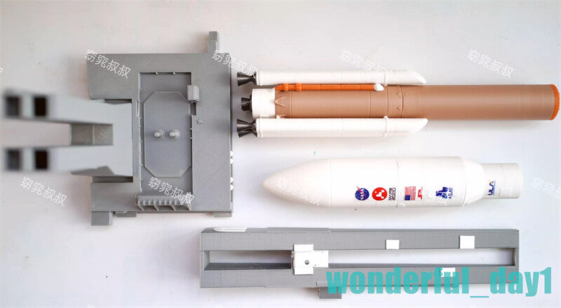 1/200 Scale USA Atlas-V Rocket Model for 2020 Perseverance Launch Mission Toy