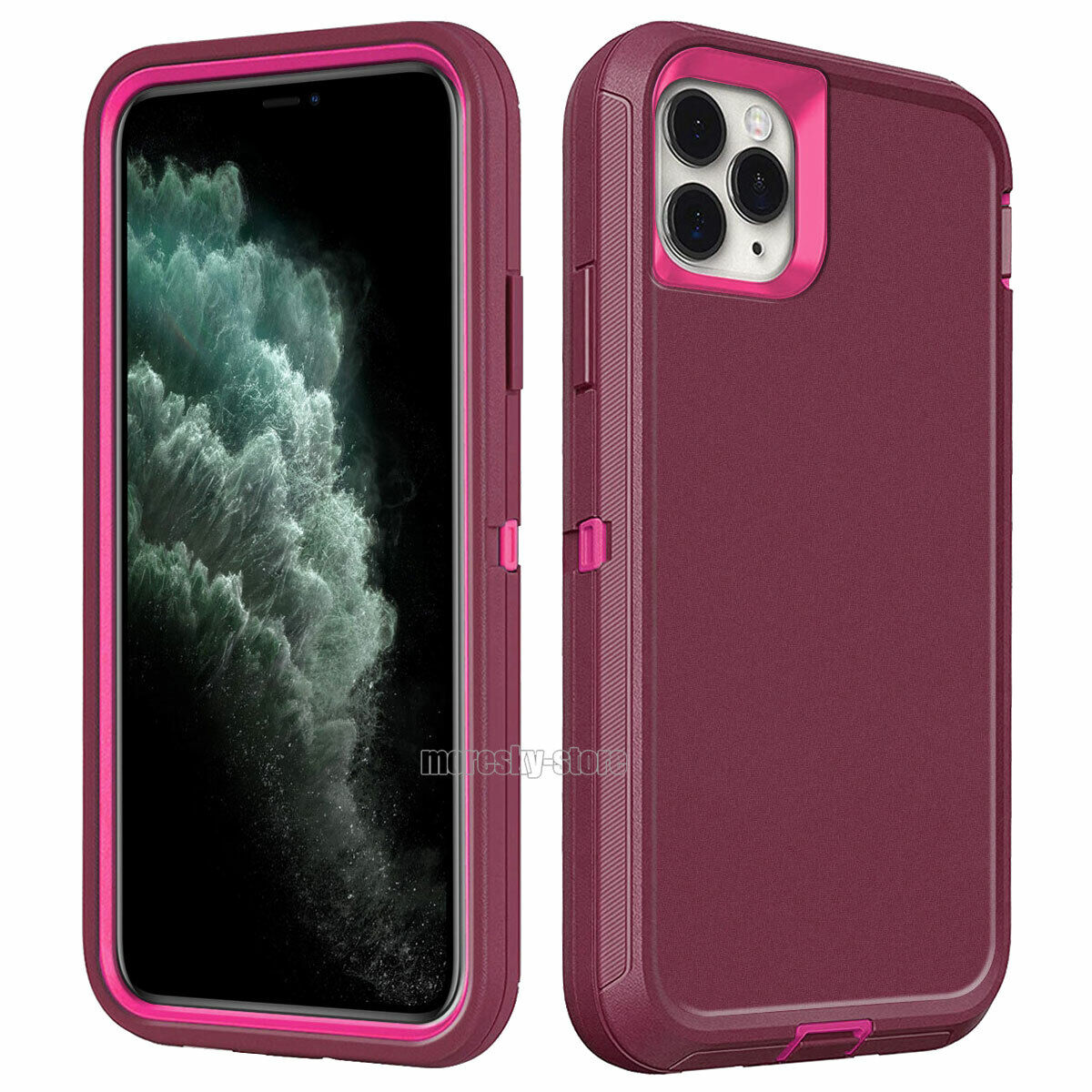 For Apple iPhone 11 Protective 3in1 Shockproof Rugged Heavy Duty Case Cover