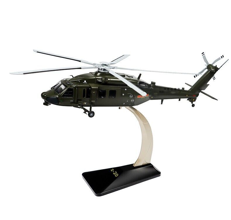 1:28 46CM CHINA ARMY AVIATION Z-20 Helicopter Airplane Diecast Aircraft Model