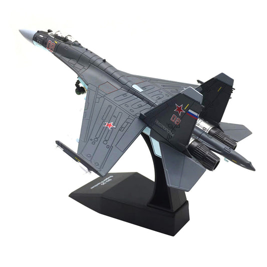 SU-35 Super Flanker Heavy Aircraft 1:100 Model Simulation Fighter Aviation Gift