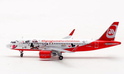 JC Wings Air Berlin Flying Home Christmas A320 D-ABNM 1/400 diecast plane model