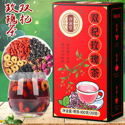 淳滋堂Double Goji Rose Tea 20 packs Red Date and Mulberry Tea Rose Goji Berry