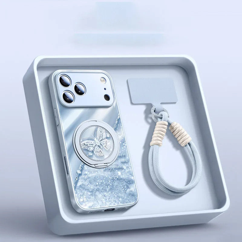Mobile Phone Cover Cases for iPhone 17/16/15 Pro Max Equipped with Phone Strap