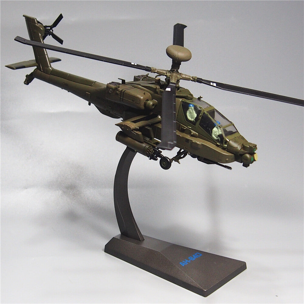 1:72 US Army AH64 Apache gunship alloy model military aircraft model