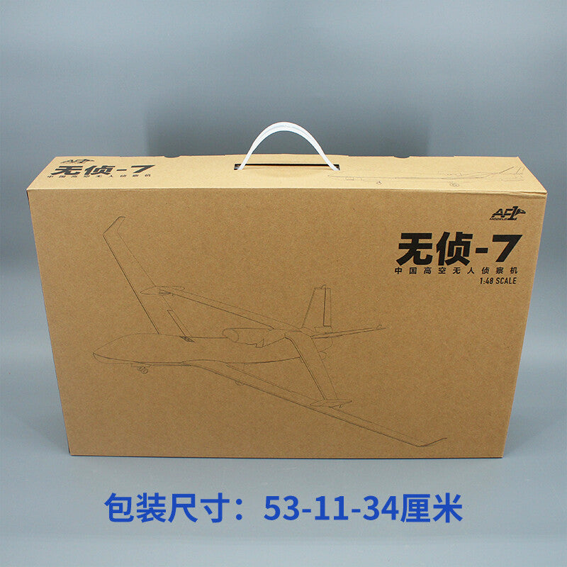 1:48 30CM AF1 CHINA WZ-7 Unmanned Reconnaissance Aircraft Fighter Diecast Model