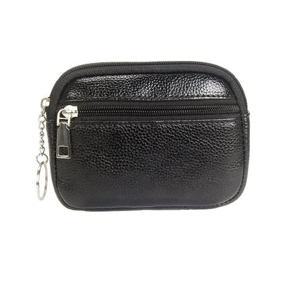 Women Wallet Leather Purse Card Holder Coin Clutch Zipper Keychain Bag 14*4*11CM
