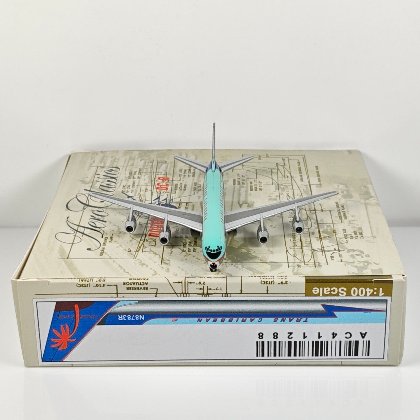 1:400 Aeroclassics Trans Caribbean Airways DC-8 Passenger Plane Diecast Model