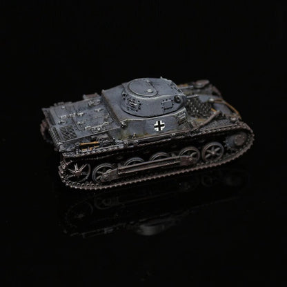 Homemade 1/72 German No.1 Tank Type B Painted Model Static Ornament Toys