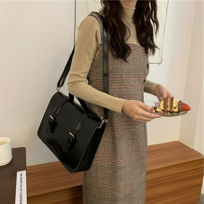 Student School Bag Pu Leather Female Bags Women Shoulder Bag Ladies Totes