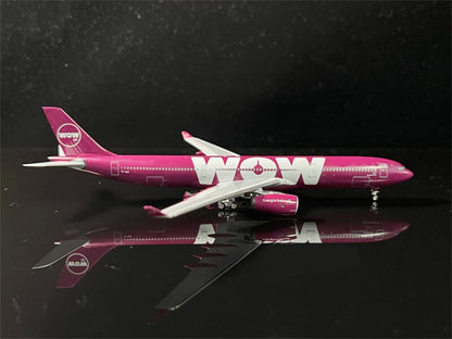 AeroClassics WOW air for Airbus A330-300 TF-GAY 1/400 Aircraft Pre-built Model