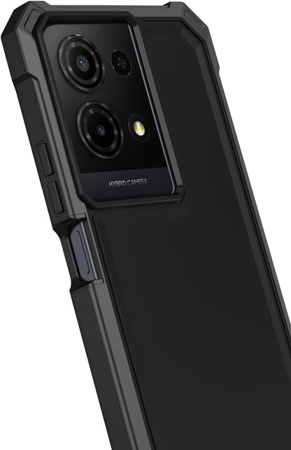 For TCL K32/K33 5G 2025 Phone Case with Tempered Glass Screen Protector,Slim Sof