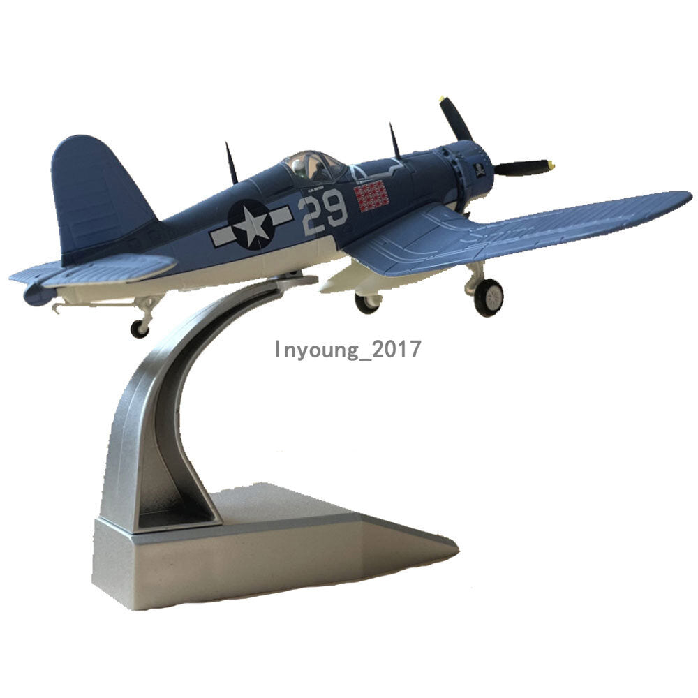 1/72 1940 WWII F4U Corsair Fighter Aircraft Plane Diecast Model Men Collection