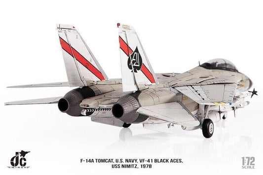 1:72 JC Wings Grumman F-14A Tomcat USN Nimitz 1978 Fighter Diecast Plane Model