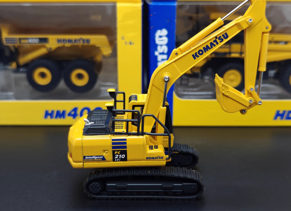 1:87 PC210LCi-10 Excavator Contruction Machine Equipment Diecast Metal Model