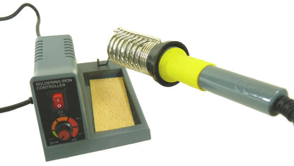 Soldering Station with 5W to 40W Temperature Adjustable Iron, 1.5mm Pointed Tip