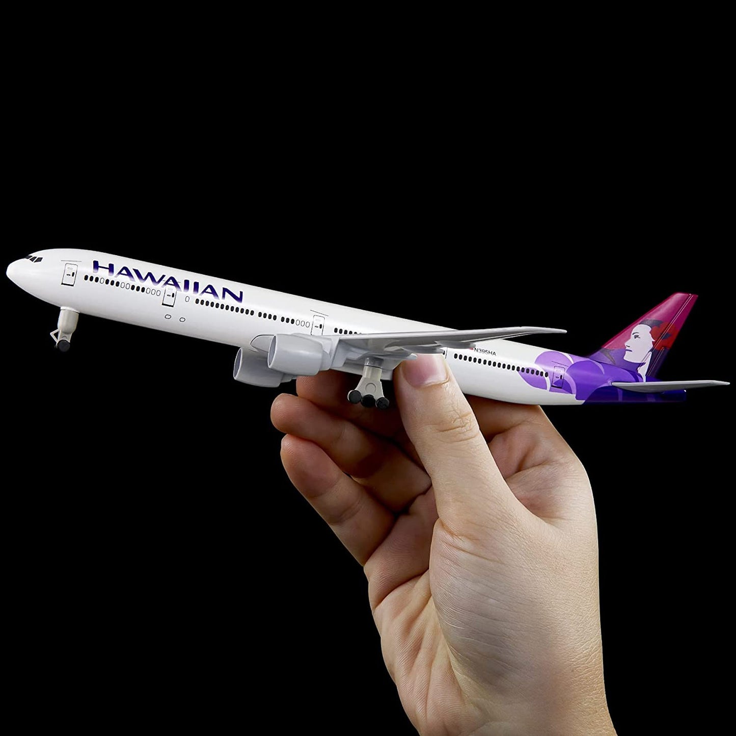 1/300 20cm Hawaii B777 Plane Model Alloy Diecast Airplane Aircraft Collection