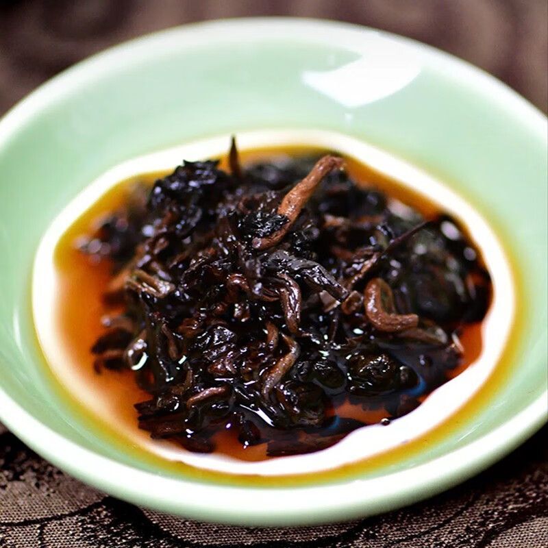 TENFU TEA Guangxi Liubao Tea Black Tea Cake LIU PAO Dark Tea Hei Cha 357g