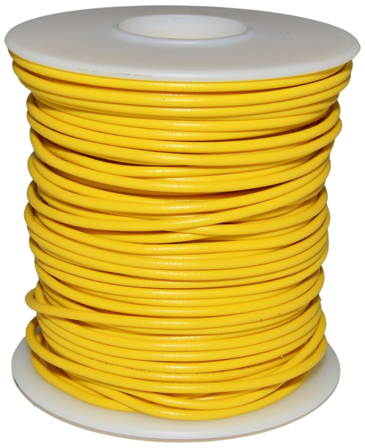 100 Feet Yellow 22 Gauge Stranded Hook-Up Wire, Tinned Copper, PVC Insulation