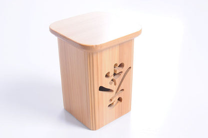 Bamboo Tea Set Cha Dao Chinese Classic Gongfu Tea Service Tools Tea Saucer Spoon