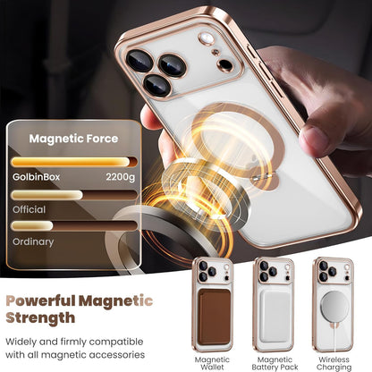 for Iphone 17 Pro Case with 360° Spin Magnetic Stand,[Compatible with Magsafe] [