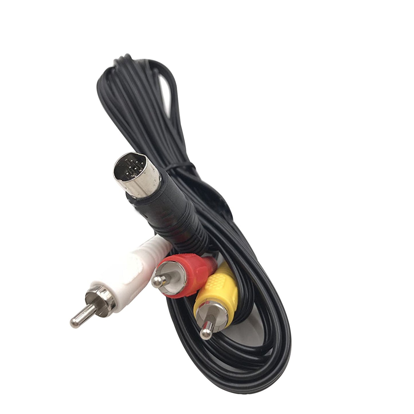 1.8M 9-Pin 3RCA Audio Video AV Cable Adapter Cord Wire For Sega Genesis 2 3