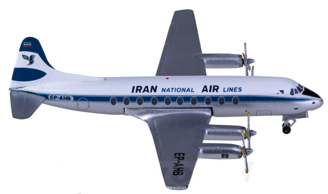 1:400 AeroClassics Iran Air Vickers Viscount 700 Passenger Plane Diecast Model