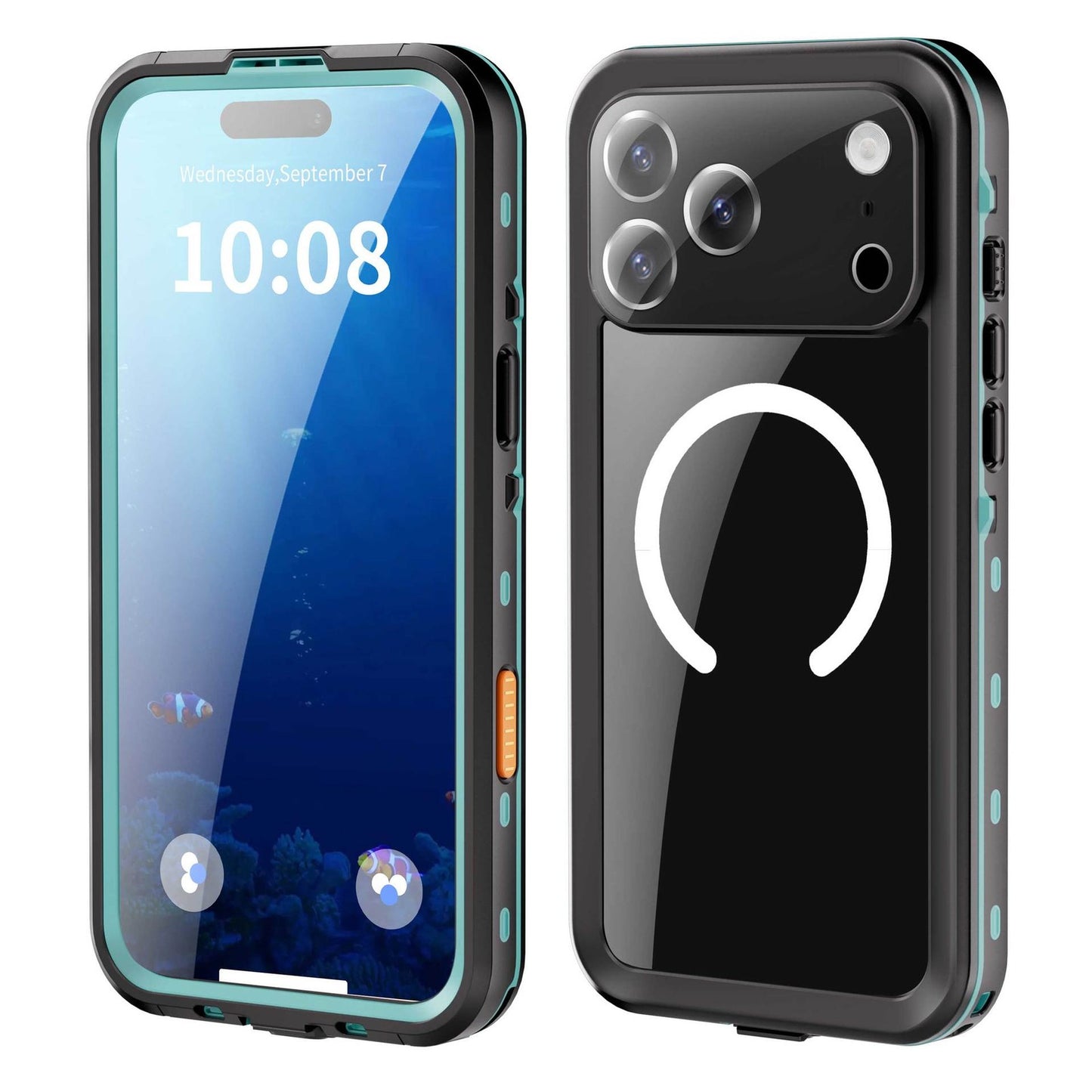 For iPhone 17 ProMax Magnetic Phone Case, Waterproof Shockproof Protective Cover