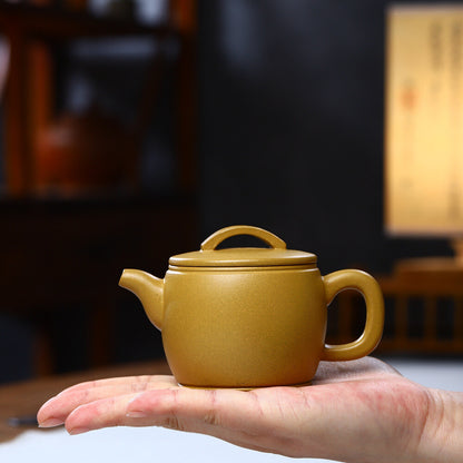 Hanwa Pot Marked Chinese Kungfu Teapot 180ml Original Ore Yixing Zisha Duan Clay