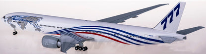 1:200 37CM Hogan World Tour BOEING 777-300ER Airplane ABS Plastic Aircraft Model