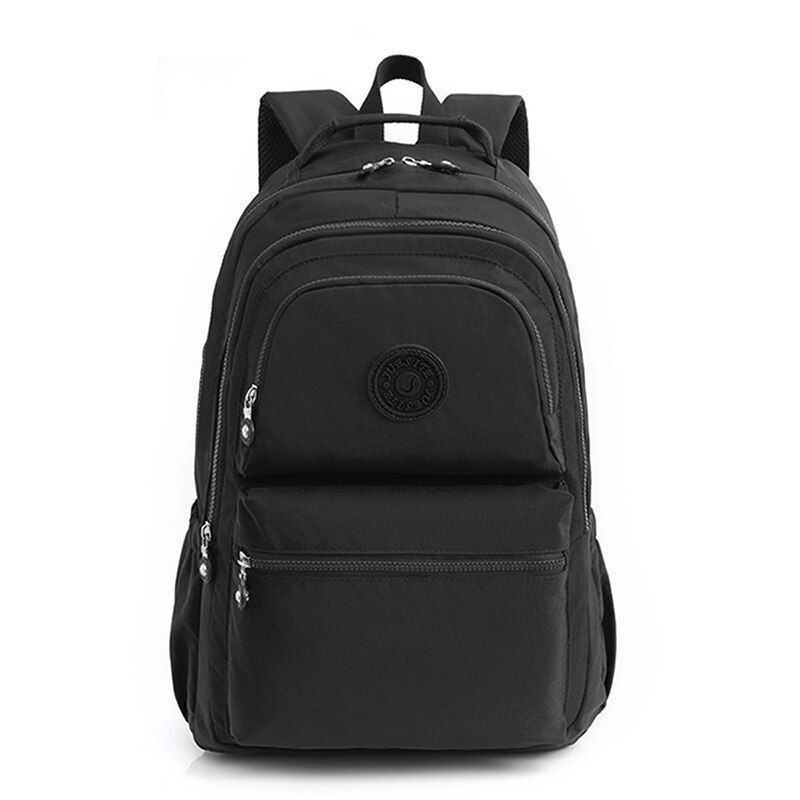 Backpack Large School Bags Anti-theft Nylon Waterproof Travel Rucksack Polyester