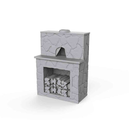 Yao's Studio LYT87052 1/87 HO Fireplace For Scene Model Type-2
