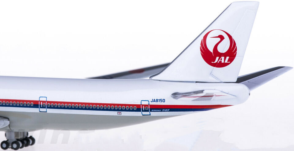 1:500 Hogan JAPAN AIRLINES BOEING 747-200 Passenger Airplane Diecast Plane Model