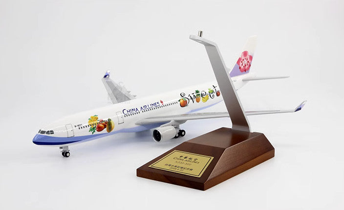 32CM 1:200 Risesoon ACHINA AIRLINES AIRBUS A330-300 Airplane ABS Plastic Model