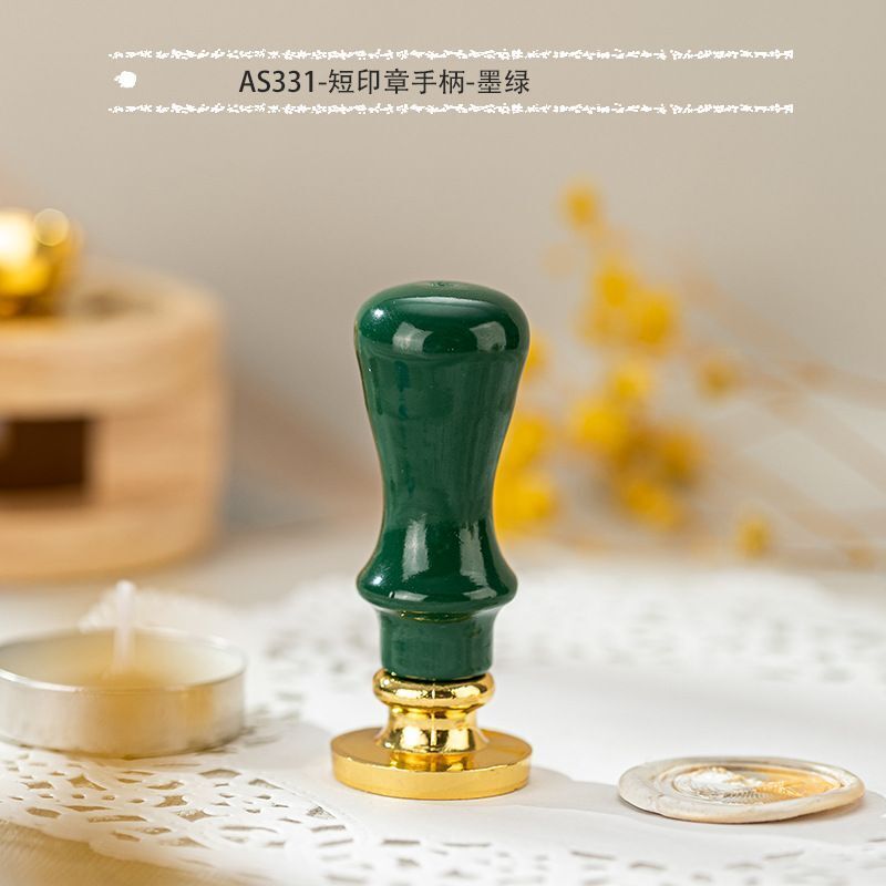 Wax Sealing Stamps Metal Retro Magic College Roman Column Handle DIY Card Making