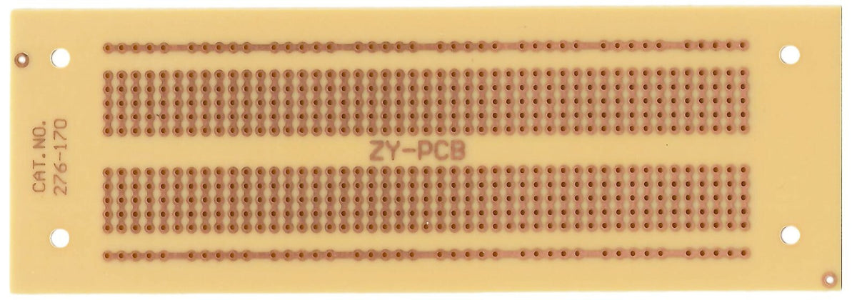 Prototyping Breadboard with 550 Indexed Contact Points, 6" x 2-1/16" Model PB-10