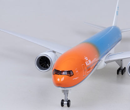47CM 1:157 KLM BOEING 777-300ER Airplane Landing Gears Resin Aircraft Model