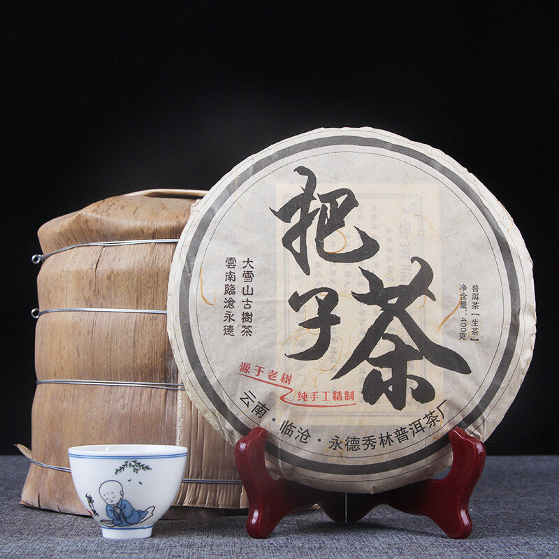 400g Pu-erh Cha Tea Da Xueshan Zhi Zi Tea Health Green Tea