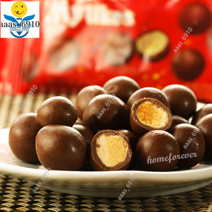 24 Bags X 25g Liangfeng Mylikes Chocolate Chinese Snack Food 梁丰麦丽素夹心巧克力