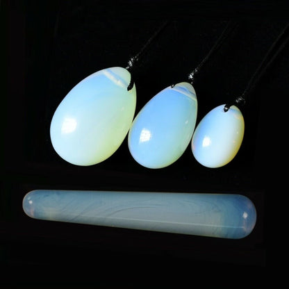 Women Exerciser Ball Massager Vaginal Muscles Tightening Ball Rose Quartz Egg