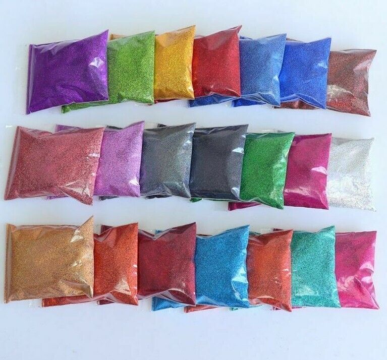 50G/Bag Holographic Glitter Nail Art Decoration Powder Pigment Laser Dust Sequin