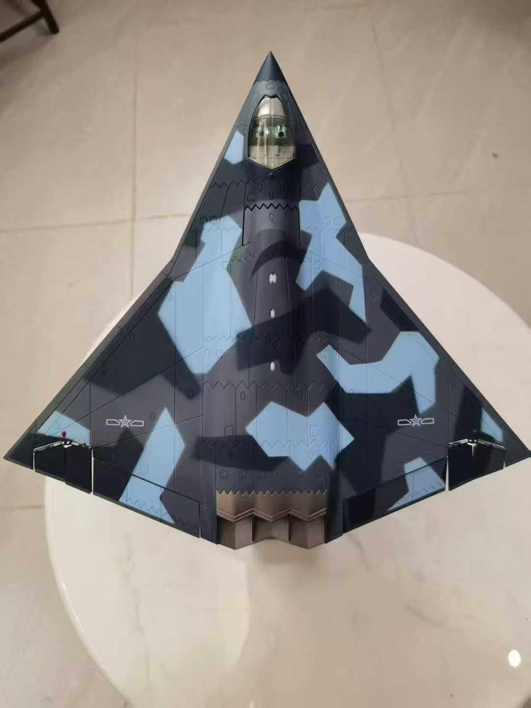 1:64 36CM CHINA J-36 The Sixth-generation Fighter Plane Diecast Aircraft Model