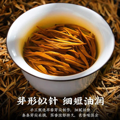 2023 Sencha Green Tea Yunnan Dianhong Blank Tea Fengqing Ancient Red Tea 150g