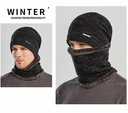 Winter Hat Beanies Knitted Warm Suit Skiing Cycling Beanie Soft Bonnet Baggy Cap
