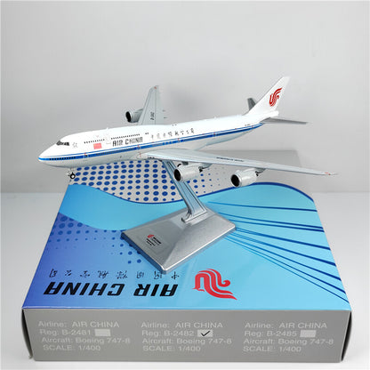 1:400 YY Wings AIR CHINA BOEING 747-8 Plane Airplane Diecast Aircraft Model