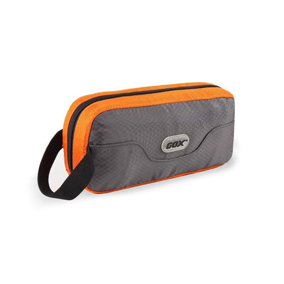 GOX Travel Toiletry Bag Dopp Kit 7.9x4.0x2.2 Inch (Pack of 1), Grey/Orange